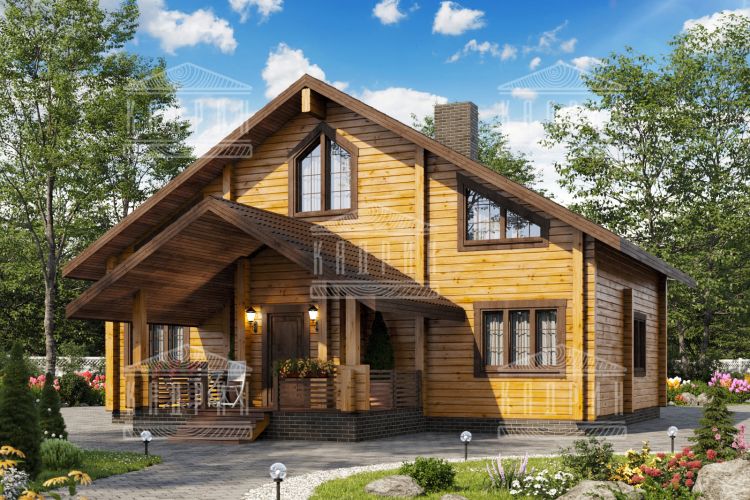 Дом из клееного бруса Аспен, 3 Дом из клееного бруса Аспен, 3