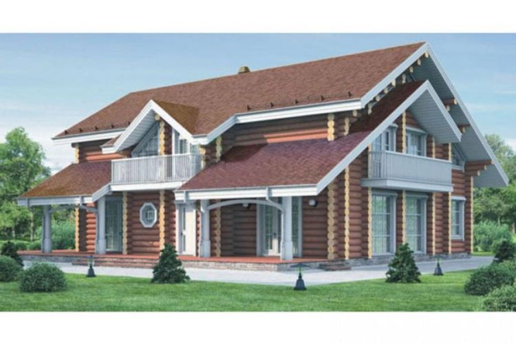 Дом из клееного бруса Такома Дом из клееного бруса Такома