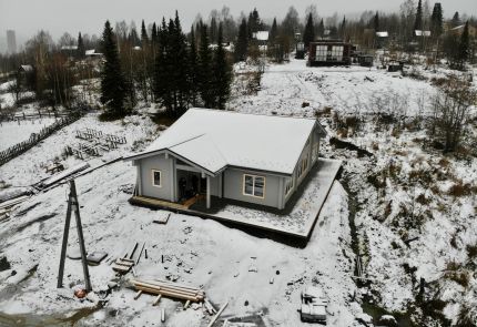 Дом из клееного бруса в поселке Шерегеш, 2